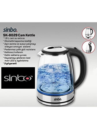 Sinbo Sk-8029 Cam Kettle