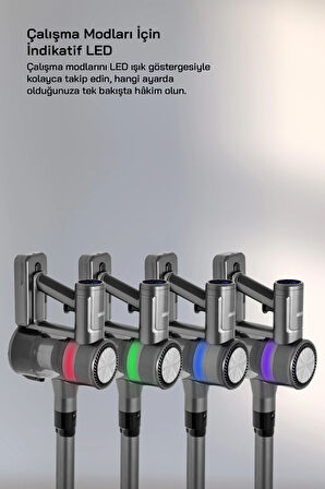 SİNBO SVC-8632 ELEKTRİKLİ SÜPÜRGE-GRİ