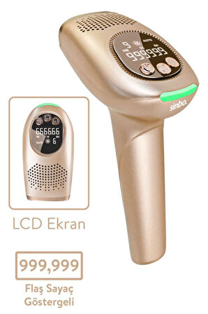 Sinbo SelB-BUZ60494 IPL Buz Lazer Epilasyon Atım Auto/Manuel Dijital Ekran