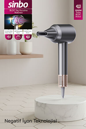 SİNBO SHD-1739 BLDC Saç Kurutma Makinesi