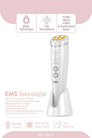 Sinbo Sbı-5903 RF Yüz & Boyun Cilt Sıkılaştırıcı Anti-Aging Cihaz