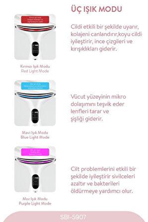 Sinbo Sbı-5907 Yüz ve Boyun Masaj Cihazı Kolajen Destekli Cilt Bakımı