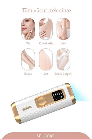 Sinbo Sel-6049 IPL Epilasyon Cihazı Hassas Ciltler İçin Özel