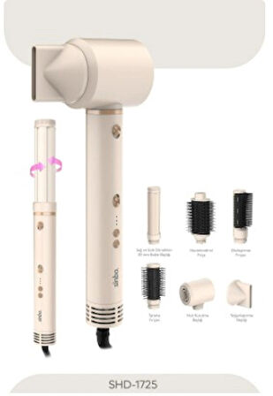 Sinbo SHD-1725 6in1 Saç Şekillendirici