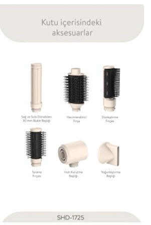 Sinbo SHD-1725 6in1 Saç Şekillendirici