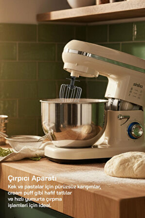 Sinbo SMX-2770 Standlı Mikser-Krem