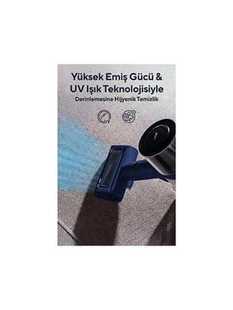  Bldc Motorlu Dikey Kablosuz Şarjlı Led Aydınlatmalı Süpürge Svc-8620 - (UV LED'Lİ Mite Başlık )