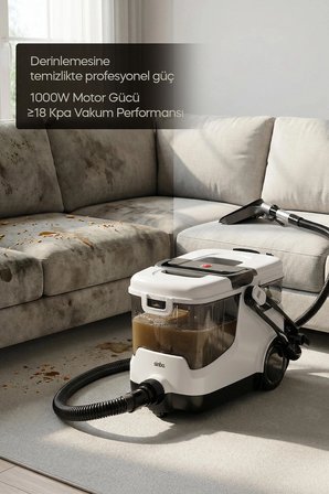Koltuk, Halı Yıkama ve Leke Çıkartma Makinesi 18Kpa - SSC-7609