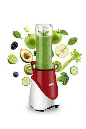 Sinbo SHB-7508 300W Smoothie Blender ,Paslanmaz Çelik Bıçaklı, 570 ml Şişe