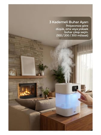 SİNBO SAH-6119 HAVA NEMLENDİRME CİHAZI - Beyaz