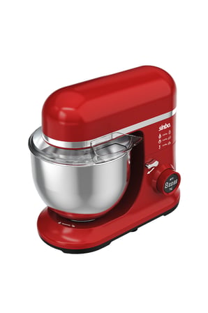 SMX-2773 / KIRMIZI / Dijital Ekranlı Zaman Ayarlı Stand Mikser / 7.5 Litre / 1500W