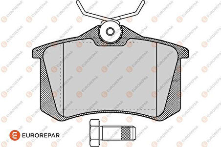Psa Arka Fren Balatası Golf IV Bora Audı A1 A3 A4 A6 A8 Altea Cordoba İbiza III IV V / Megane II III Meg - Eurorepar 1617250480