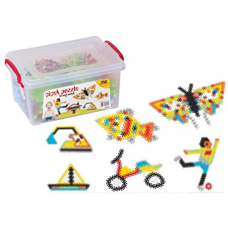 Dede Çiçek Puzzle Küçük Kutu / 250 Parça Set