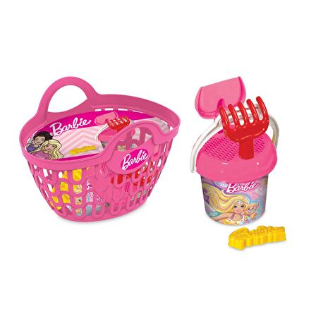 03470 BARBIE SEPETLİ PLAJ SET