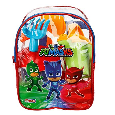 Dede Pj Maskeliler Resimli Sırt Çantalı Plaj Set 03502
