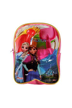 Dede Frozen Resimli Sırt Çantalı Plaj Set