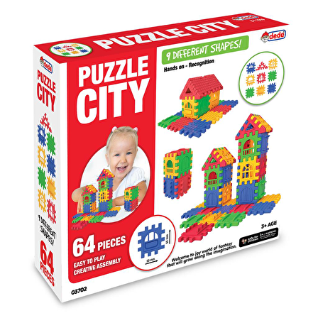 PUZZLE CİTY 64 PARÇA LEGO