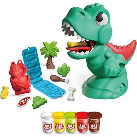 Dinozoru Besle Oyun Hamur Set 280 gr