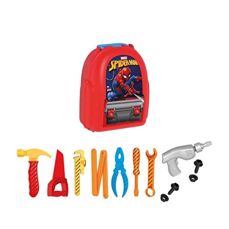 03845 Spiderman Tamir Seti Sırt Çantası -Fentoys