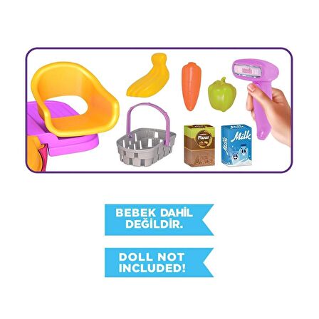 03876 Barbie Market Seti Sırt Çantası -Fentoys