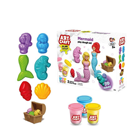 03994 Art Craft Deniz Kızı Hamur Set 168 Gr -Fentoys