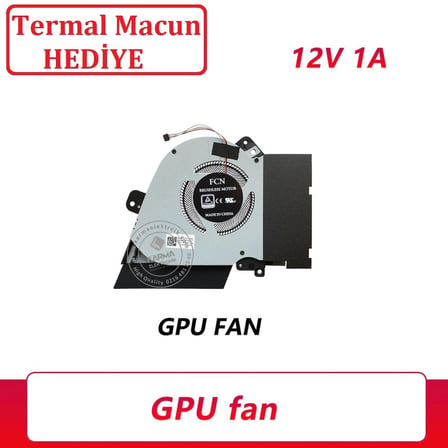 Asus ROG Zephyrus GX502GW GPU VGA Fanı / DFSCK221051821 EP