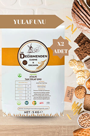 Atalık Tam Yulaf Unu (Gluten İçermez) - 10 Kilo