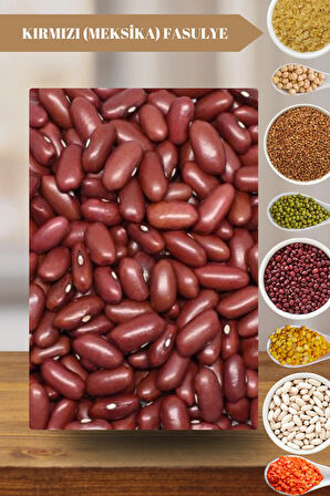 Organik Kırmızı (Meksika) Fasulye - 1 Kilo