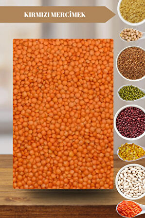 Organik Atalık Kırmızı Mercimek - 1 Kilo