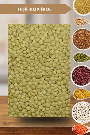 Atalık Yeşil Mercimek (7 MM) - 1 Kilo