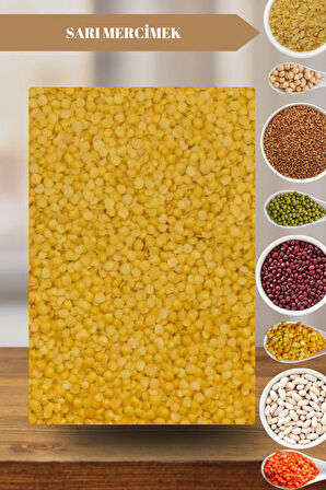 Organik Atalık Sarı Mercimek - 5 Kilo