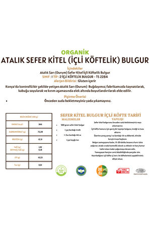 Atalık Seferkitel (içli Köftelik) Bulgur - 5 Kilo