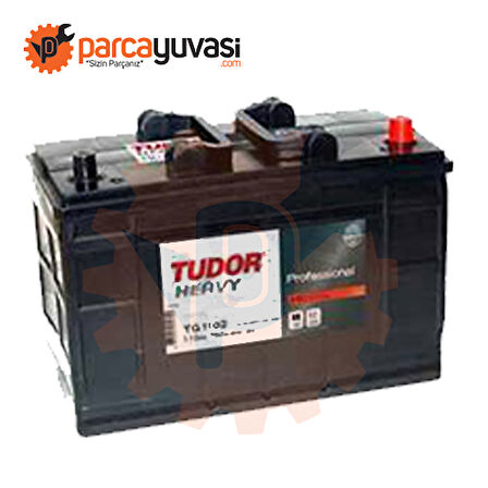 Aku Aku 12v 110 Ah 750a D02 (349×175×235) Start Pro (105 Ah Muadılı) - Tudor Tg1102