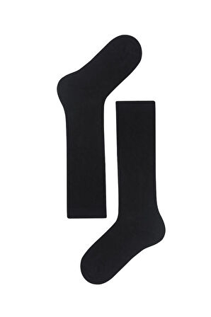 Family Dizaltı Çocuk Basic Çorap Siyah