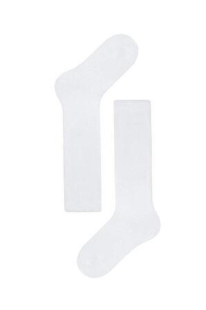 Family Dizaltı Çocuk Basic Çorap Beyaz