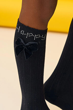 Let's Party Dizaltı Çocuk Çorabı Siyah