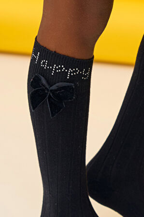 Let's Party Dizaltı Çocuk Çorabı Siyah