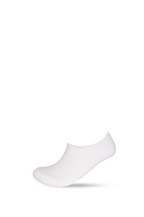 7'li Paket Kadın Sneakers Patik Çorap Beyaz