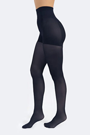 Kadın 40 Denye Opak Külotlu Çorap Lacivert