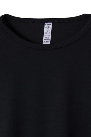 Basic Modal O  Yaka Erkek Tshirt Siyah