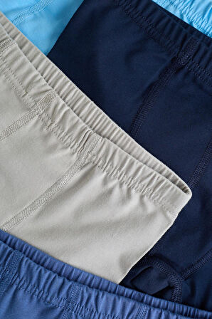 Erkek Çocuk 5 li Paket Boxer Çok Renkli