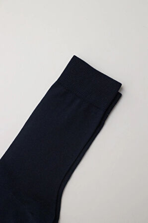 Merserize Erkek Soket Çorap Lacivert