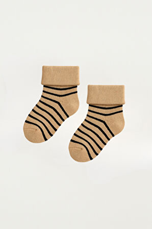 Bebek Sevimli Hayvan Desenli 3'lü Havlu Soket Çorap