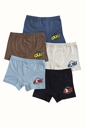 Erkek Çocuk Goal 5'li Boxer
