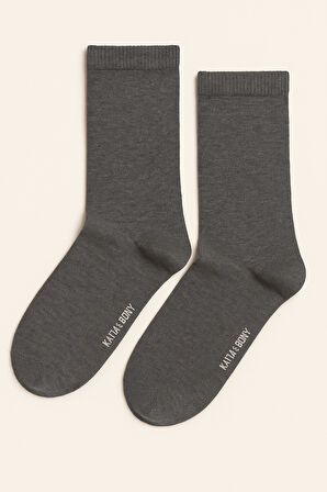 Kadın Harold Bambu Soket Çorap Antrasit