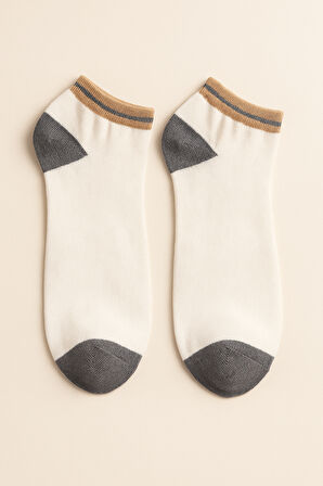 Erkek Çizgili Basic Step Çorap