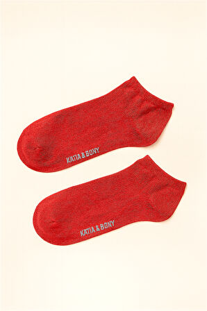 Çocuk Step Çorap Kırmızı