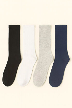 Unisex 4'lü Soket Çorap