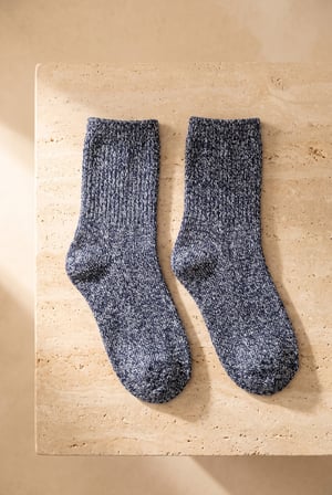 Unisex Kalın Pamuklu Soket Çorap Antrasit