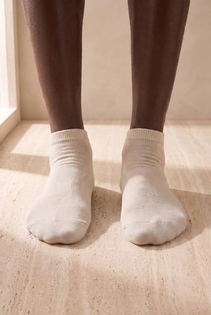 Erkek Basic Bej Step Çorap
